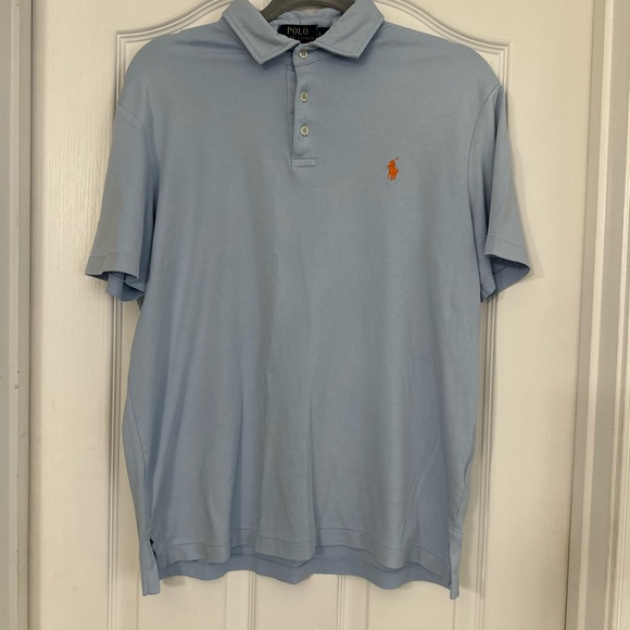 Ralph Lauren Men's Sky Blue Polo Shirt - Picture 3 of 9